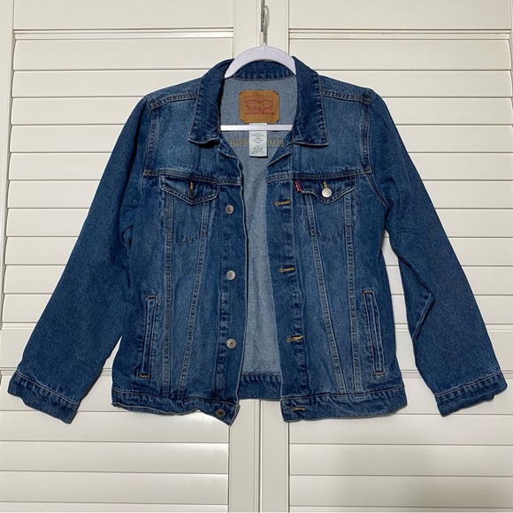 Levi’s Classic Trucker Denim Jacket Boys Large 12-13 - Picture 3 of 7